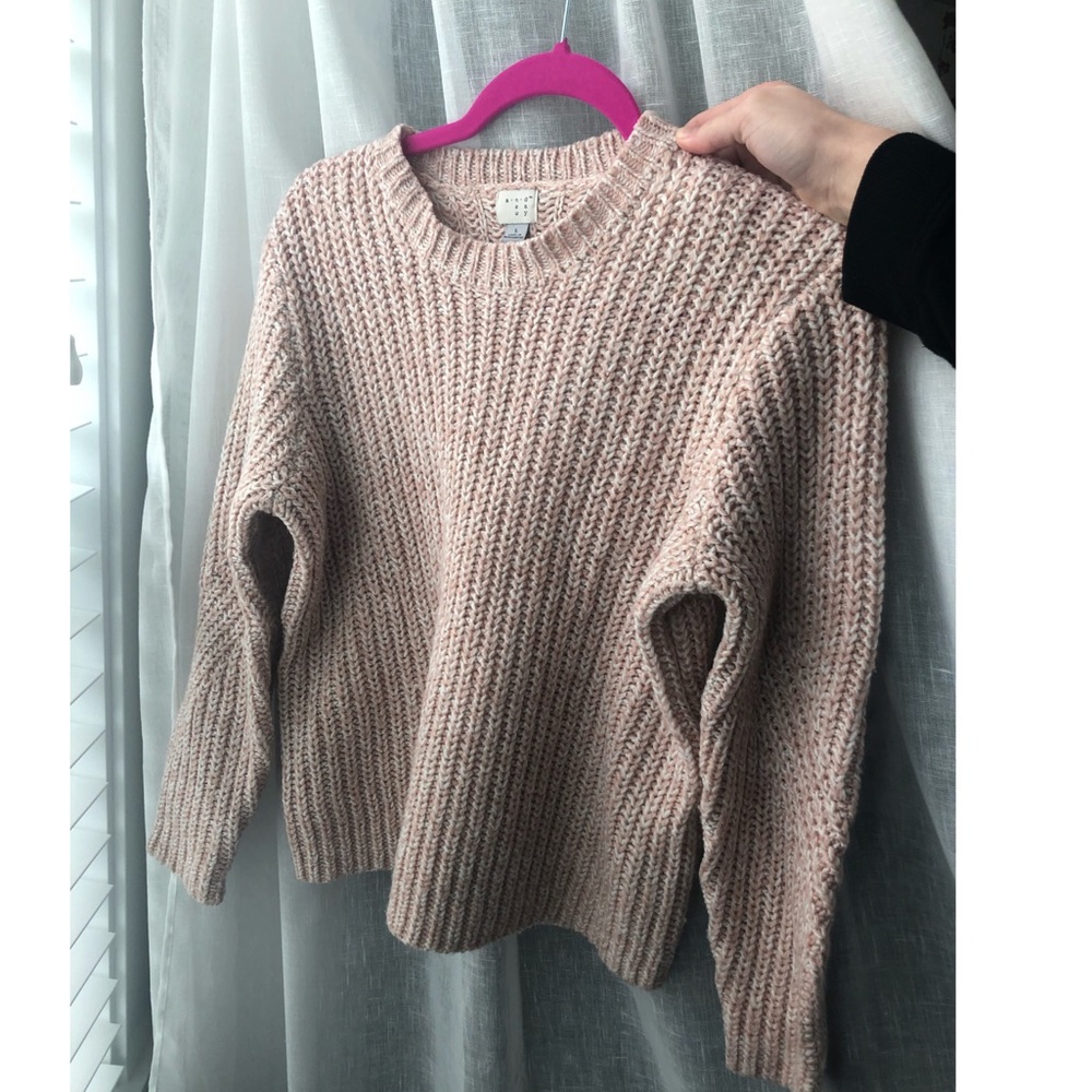 Pink sweater